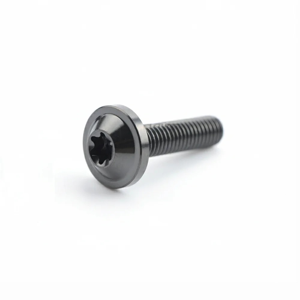 High Quality M6x10 Titanium Bolts M6x15 M6x20 T30 Torx Bolts with Torx Head Motorcycle Fasteners