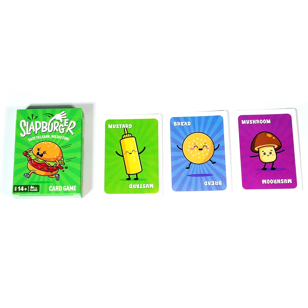 SLAPBURGER Games - EASY TO LEARN, WILDLY FUN! CARD GAME