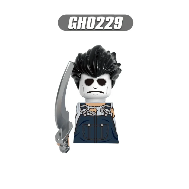 ホラー映画ハロウィンキャラクター M3gan 修道女アッシュ恐怖アクションフィギュアビルディングブロックおもちゃギフト WM6205 GH0129