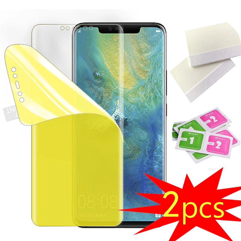 2PCS TPU Hydrogel Film For Xiaomi Redmi K40 Pro Sensitive Good Touch Film Soft Full Coverage Explosion-proof Screen Guard