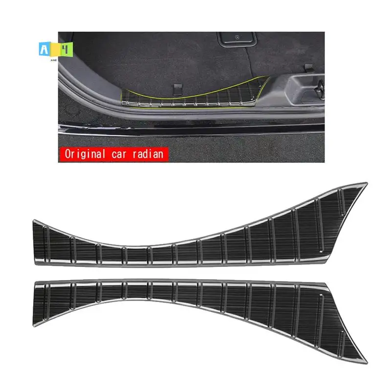 

A04E-For Toyota Alphard 40 Series 2023+ Car Rear Guards Stainless Steel Trunk Fender Sill Plate Protector Guard Covers