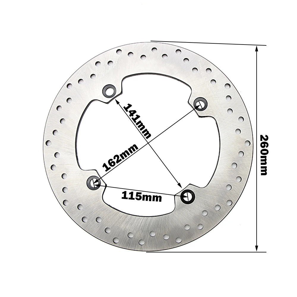 Motorcycle Rear Brake Disc Rotor For Suzuki DL650 V-Strom V Strom 650CC 07-19 DL1000 AL4-AL9 ABS 14-19 Kawasaki KLV1000 04-05