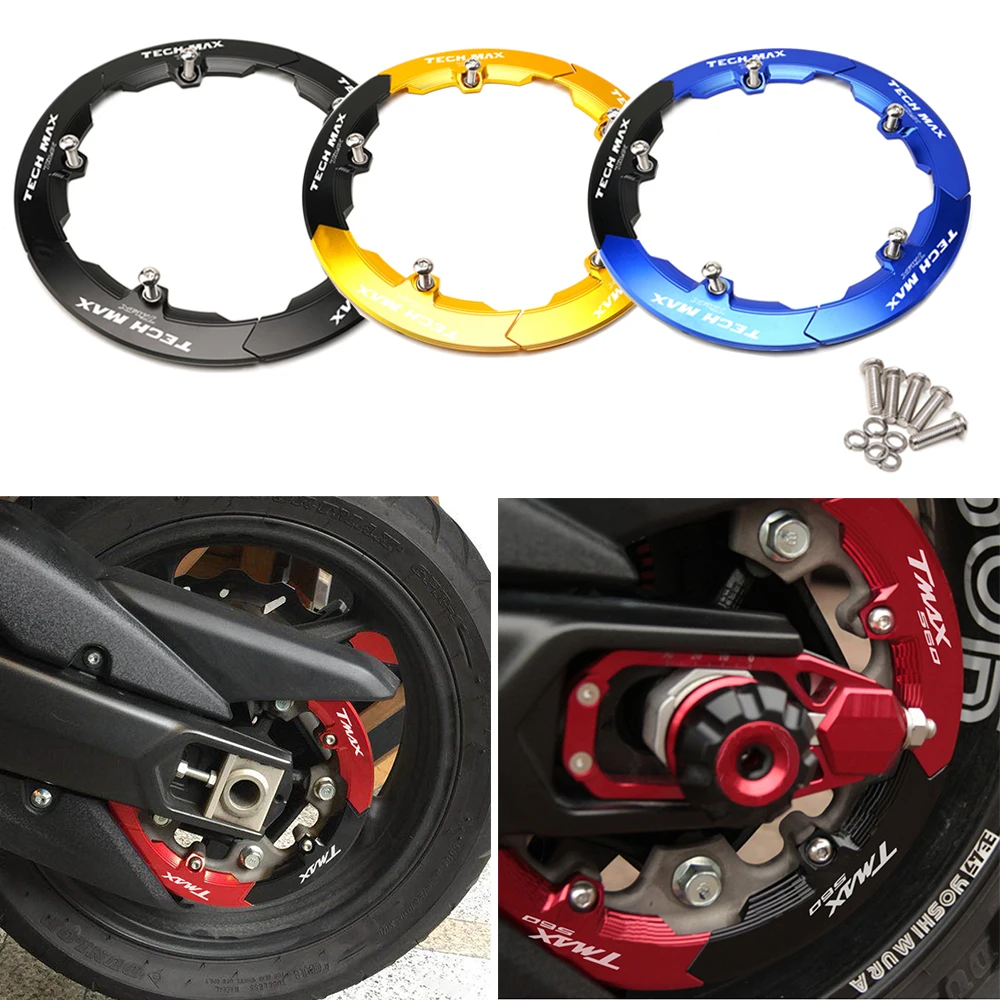 Motorcycle Scooter CNC Transmission Belt Pulley Protective Cover Guard For TMAX 560 Tech max TMAX560 2020 2021 2022 2023