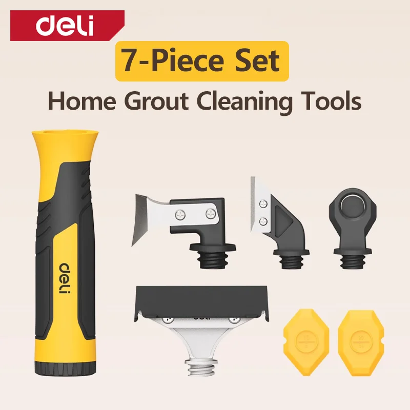 Multi-Purpose 7-in-1 Cleaning Scraper SK5 Carbon Steel Blade for Grease Paint Glue Sticker Removal Household Industrial Tool