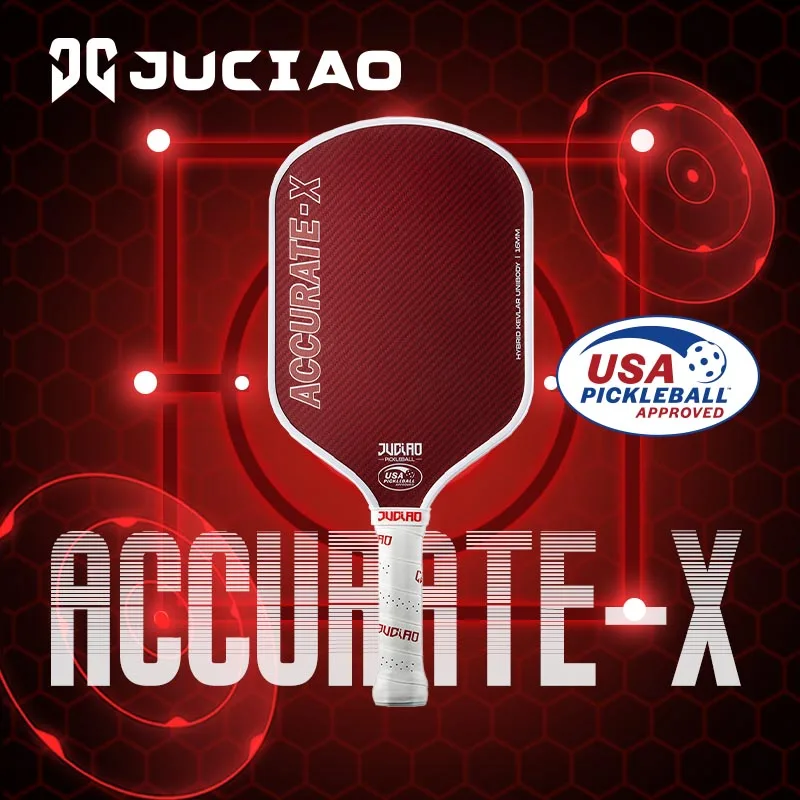

JUCIAO USAPA Approved Kevlar Hybrid Shape Thermoformed Foam Injected Pickleball Paddle 16MM With Power&Spin