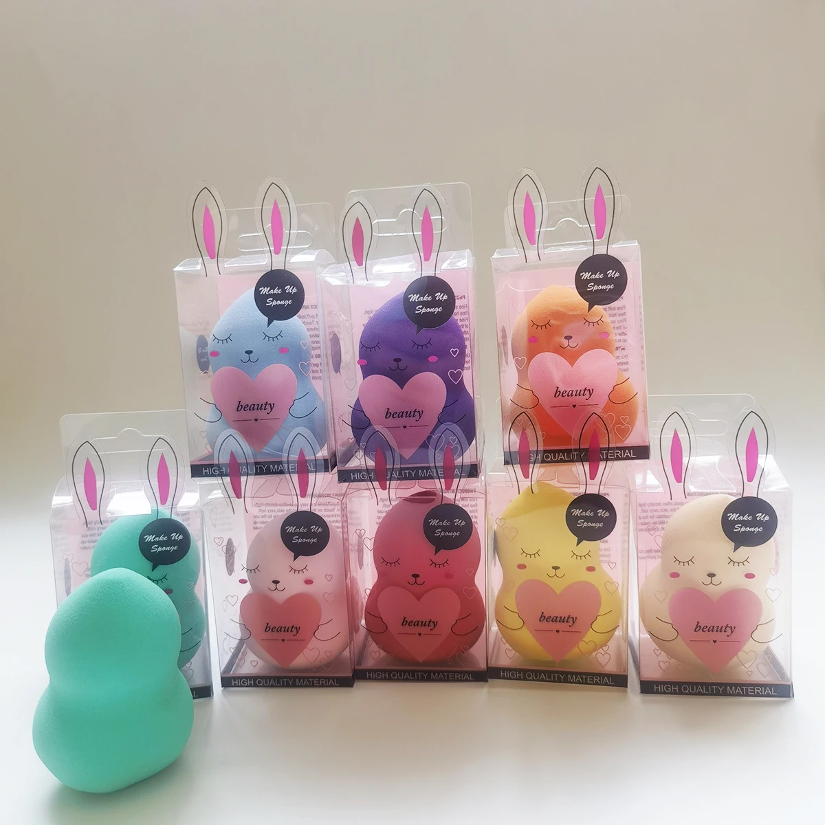 Mélangeur de maquillage professionnel, éponge à usage humide et sec, fond de teint, correcteur, mélangeur, outils de maquillage bouffants cosmétiques, vente en gros