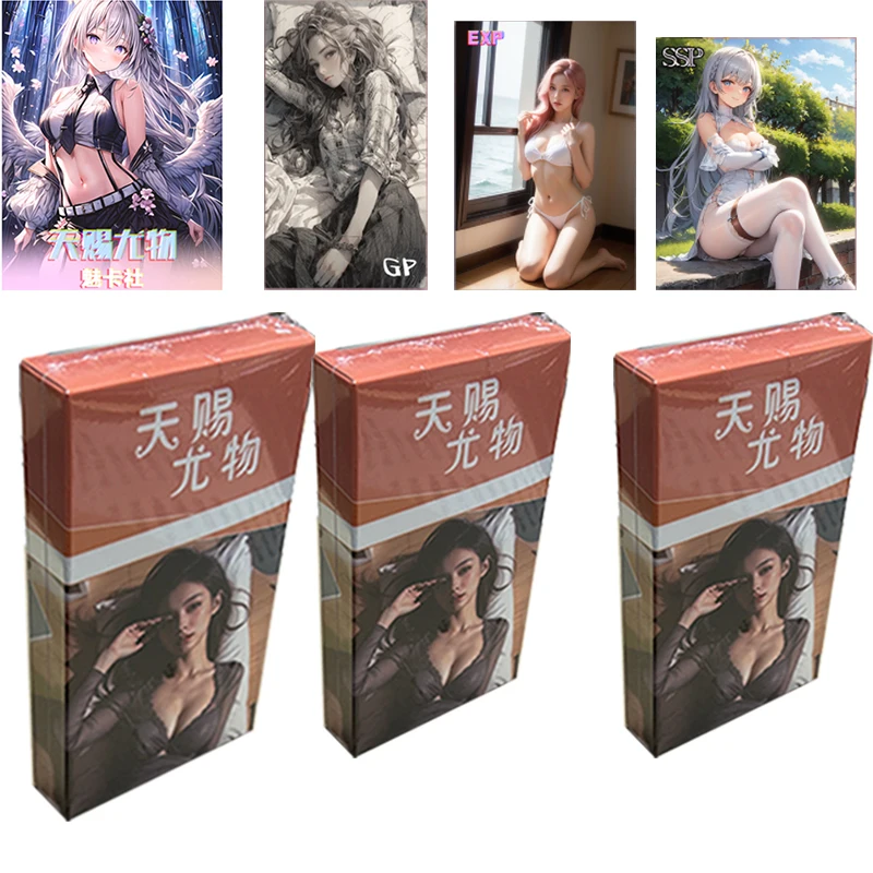 

New Goddess Story A heavenly Gift Sexy Waifu Collection Card Girl Swimsuit Bikini Anime Game Christmas Children Toys Gift