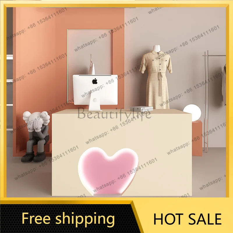XX.Welcome Drawer Reception Desks Unique Shop Minimalist Reception Desks Nail Organizers Executive Mostradorl Commercial Furnitu