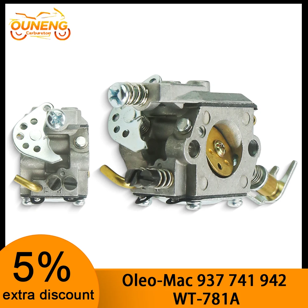 Garden Machinery Carburetor WT781A For Oleo Mac 937 741 942 Chainsaw Engine Replacement Carb Parts