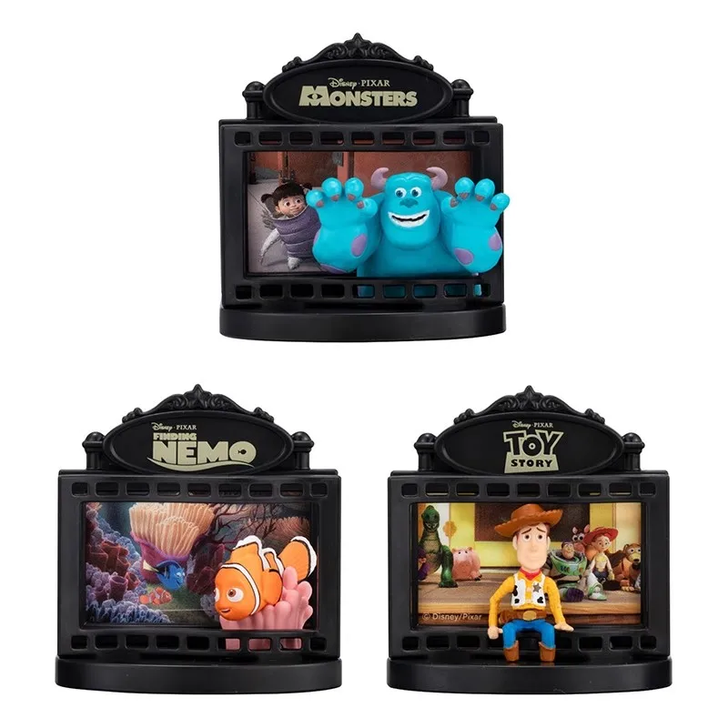 

Bandai оригинальные 3 шт. Gashapon Movie Collection2 PIXAR аниме фигурка игрушки для детей подарок Коллекционная модель украшения