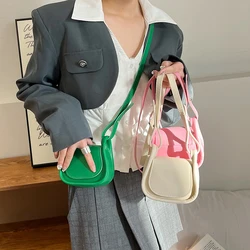 Mini New Fashion Female Shoulder Bags Casual Solid Color Chain Women'S Shoulder Crossbody Bags Small Phone Purse Messenger Bags