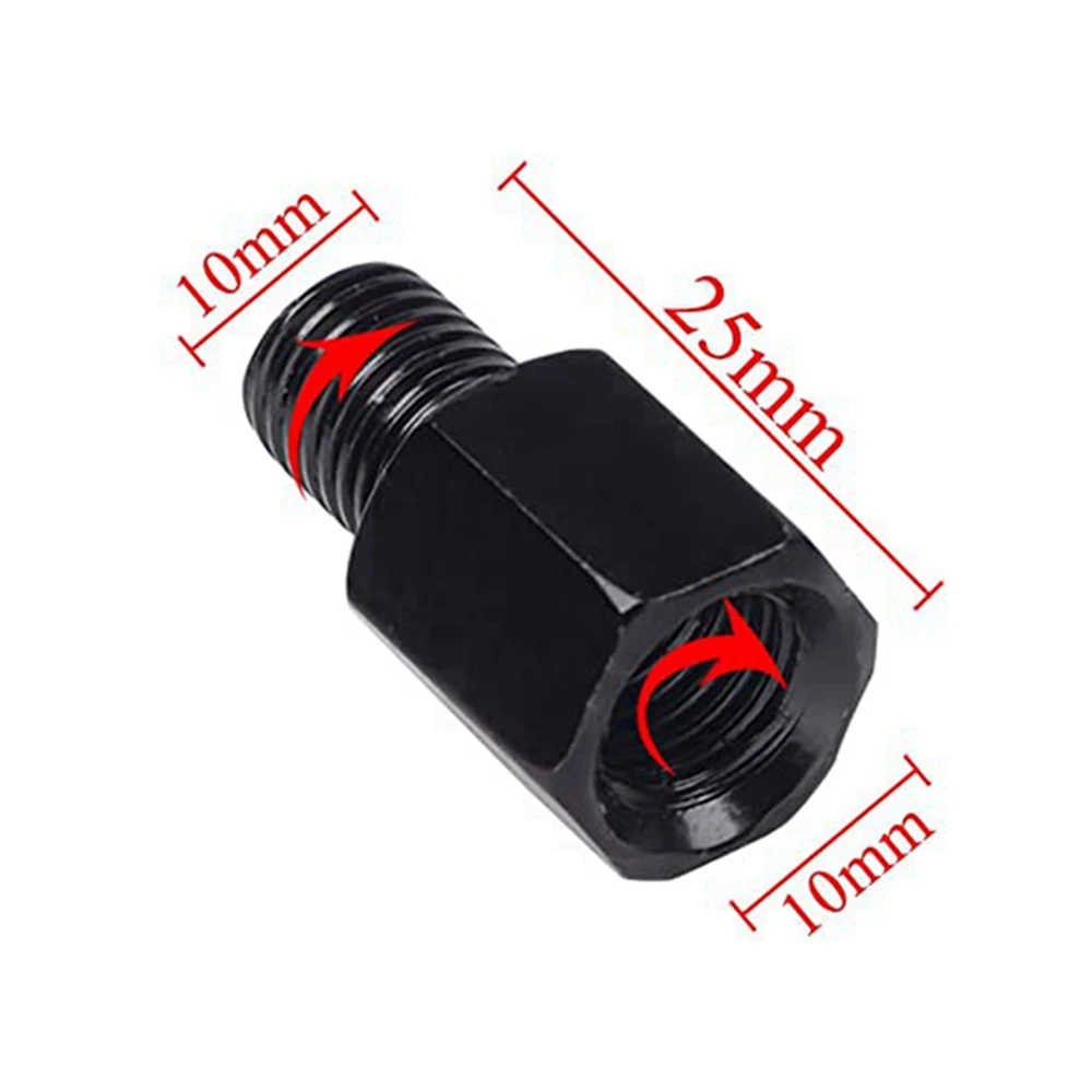 Motorcycle 10MM M10 8MM M8 Rearview Mirrors Adapters Right Left Hand Thread Clockwise Anti-clock Conversion Bolt Screws