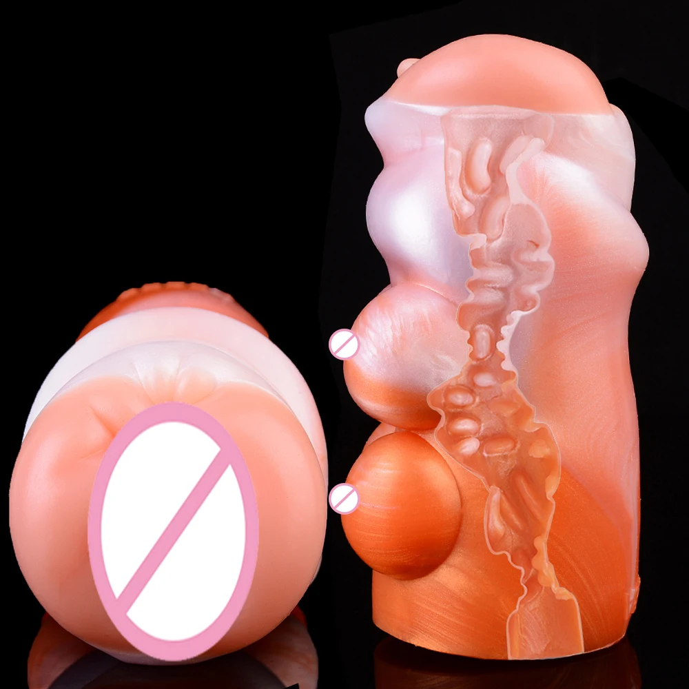 GEEBA Medical-grade Silicone Adult Intimate Toy True-to-life Vagina Pocket Pussy Male Masturbator Full-canal Stimulation Onahole