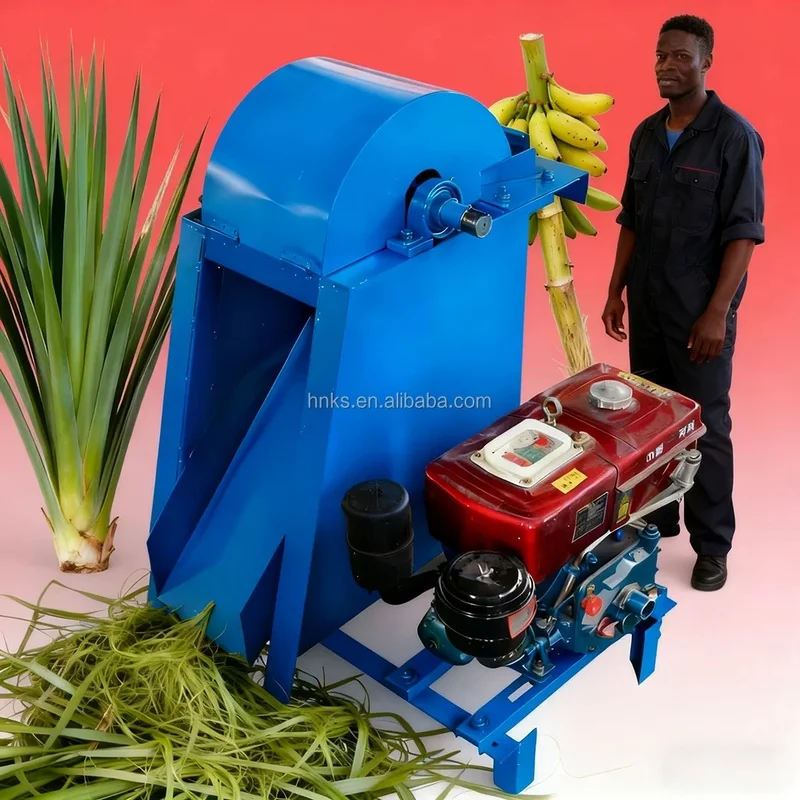 Stainless Steel Plant Extraction For Sisal, Banana, Pineapple | Agricultural Crop Fiber Processing Machine