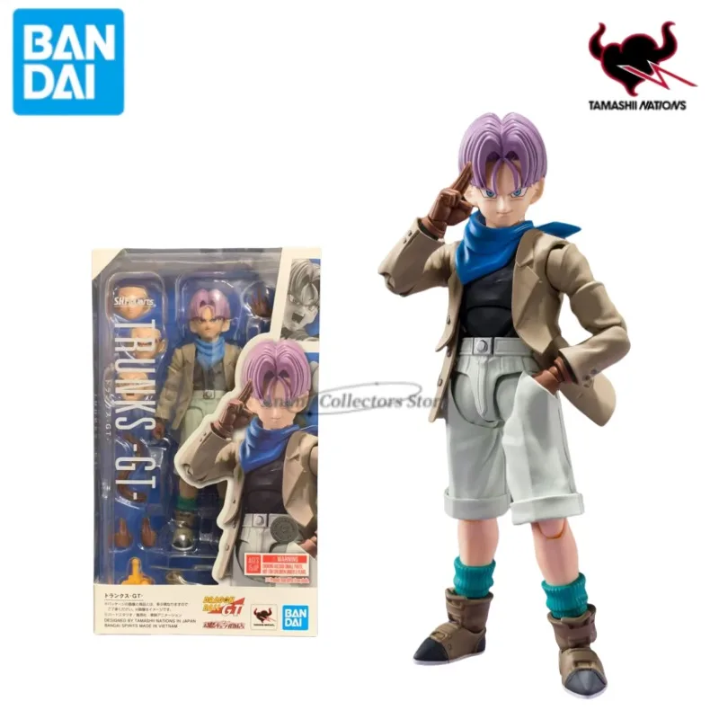 

Bandai Dragon Ball GT S.H.Figuarts SHF TRUNKS GT аниме фигурки игрушки для детей подарок Коллекционная модель украшения