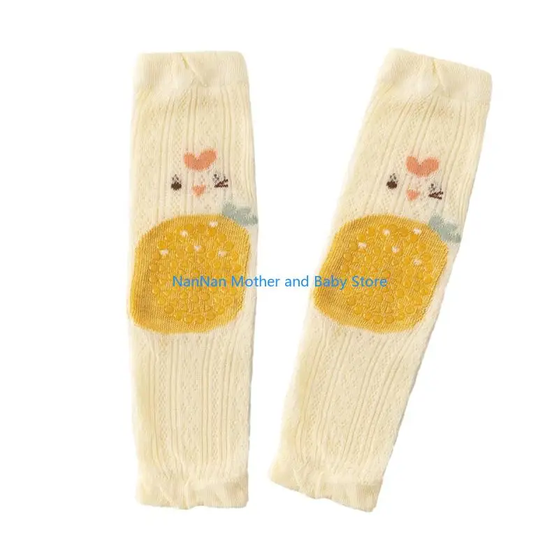 زوج واحد من وسادات ركبة الأطفال واقيات نيباد للزحف لضمان تجربة زحف آمنة مع تصميم ناعم من القطن مانع للانزلاق