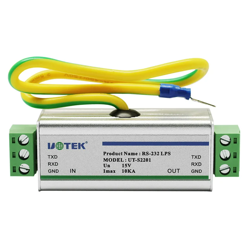 

Защита от молнии RS-232 Защита от перенапряжения IEC61643-21:2000/GB/T18802.21 Клеммная колодка RS-232 UOTEK