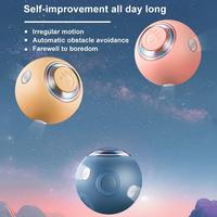 Automatic Rotating Obstacle Avoidance Luminous Waterproof Pet Toy And Ball Bite-resistant Interactive Mute Rechargeable Ind F9J1