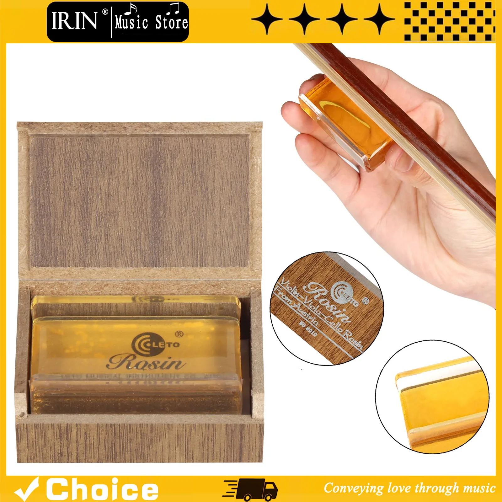 

Violin Resin Rosin 8010 Violin Viola Cello Rosin Erhu Bow Strings Black Bows Pine Resin Colophony Improve The Sensitivity