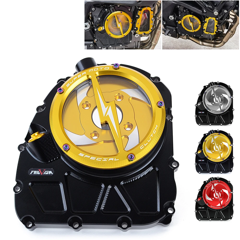 

CNC Engine Clear Clutch Cover Spring Retainer For Benelli BJ600/GS/i BN600 TNT600 BN TNT 600