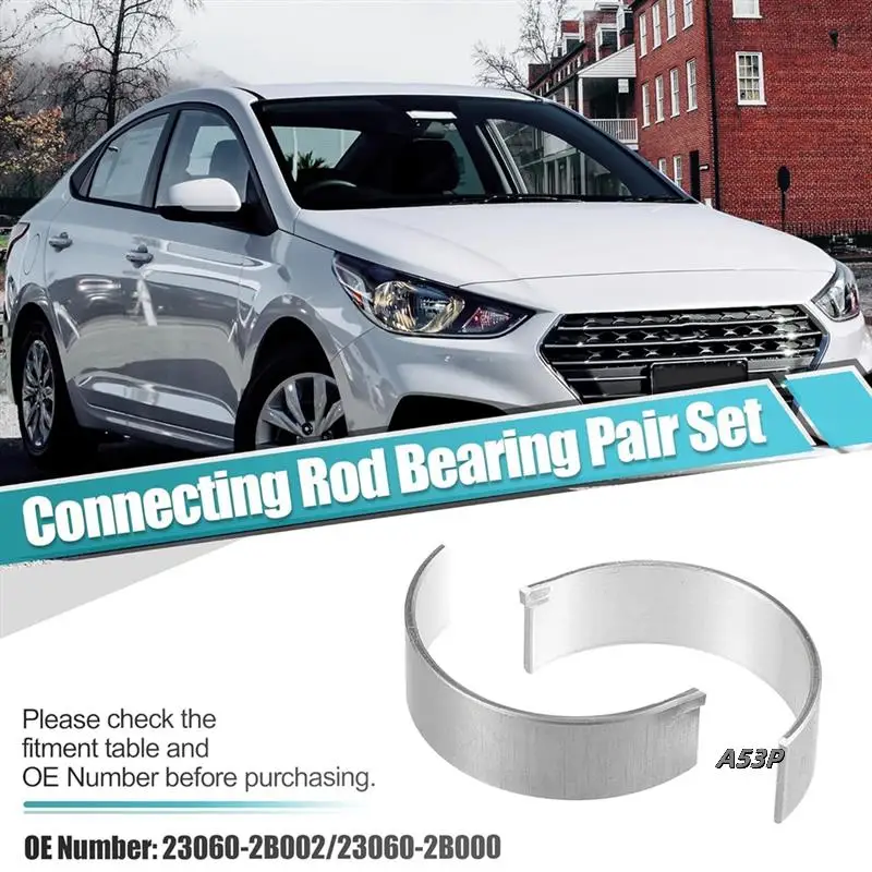 

For HYUNDAI Veloster Accent 2012-2016 Kia Rio Soul 1.6L 2010-2016 Engine Connecting Rod Bearings 23060-2B000