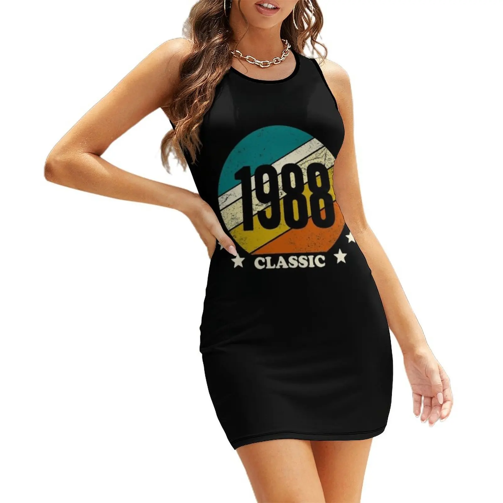 

Classic Vintage 1988 Sleeveless Sundress Bride dresses Clothing female summer dress woman 2025 summer outfits for women 2025