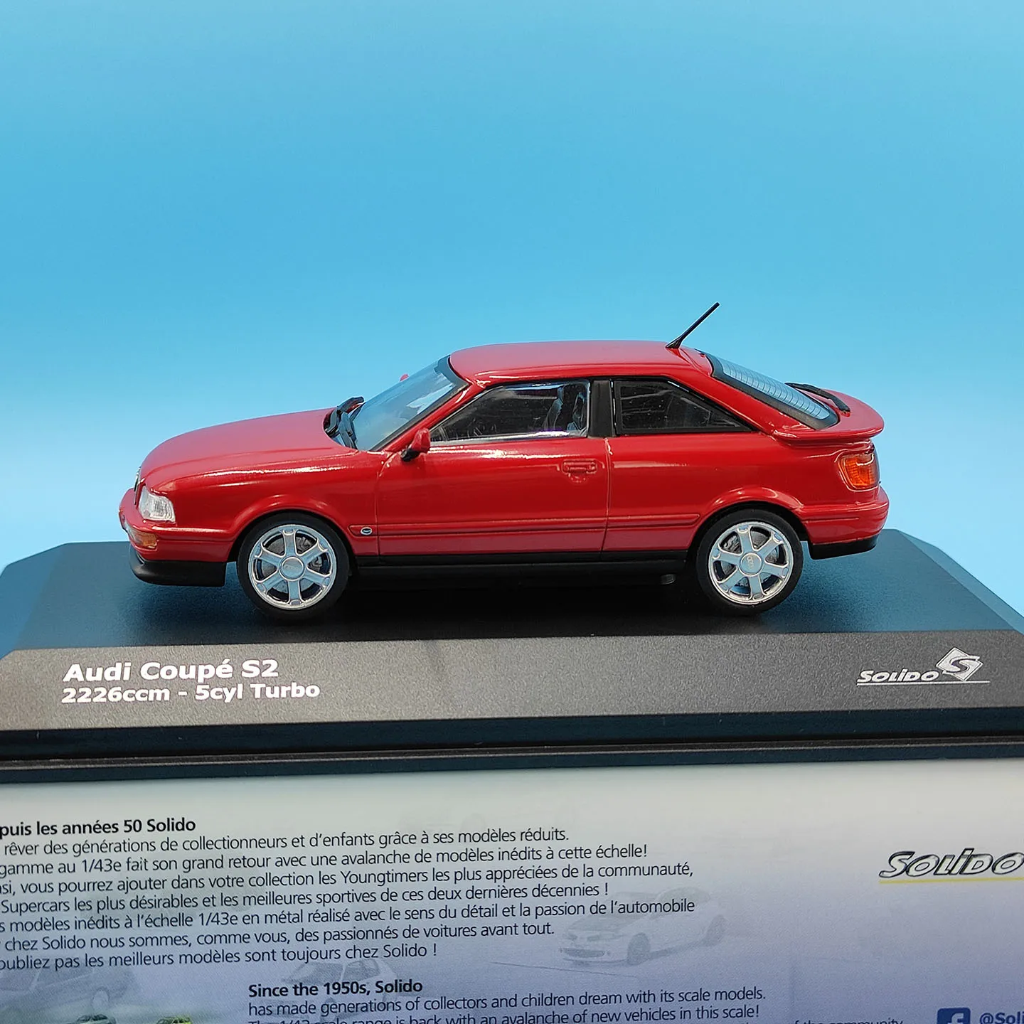 Diecast SOLIDO S 1:43 Scale Coupe S2 Alloy Car Model