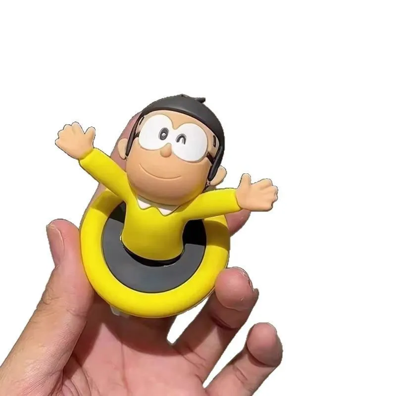 Doraemon 3d Magnetic Refrigerator Pads Bath Room Car Load Bearing Towel Hooks Display Ornament Fat Tiger Doraemon Toy Figure - Image 6