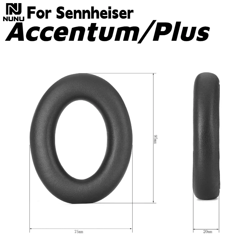Wymienne różowe proteinowe nauszniki z klamrą do słuchawek bezprzewodowych Sennheiser Accentum/Accentum Plus, części zamienne do naprawy nauszników. — zdjęcie produktu 2