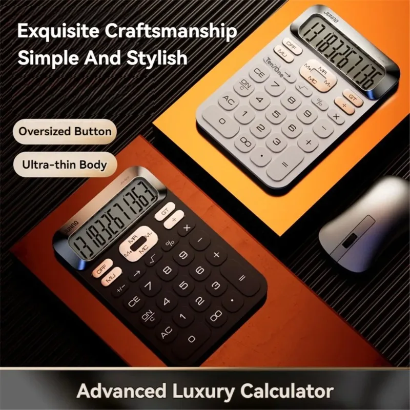 Professional Desktop Accounting Calculator Large LCD Display Big Button Business Calculating Machine Office School Calculators