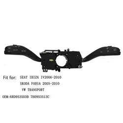 Interruttore combinato Indicatore di direzione Interruttore tergicristallo per SEAT IBIZA IV 2006-2010 SKODA FABIA 2005-2010 VW TRANSPORT 6RD 953503 B 7H 0953513 C