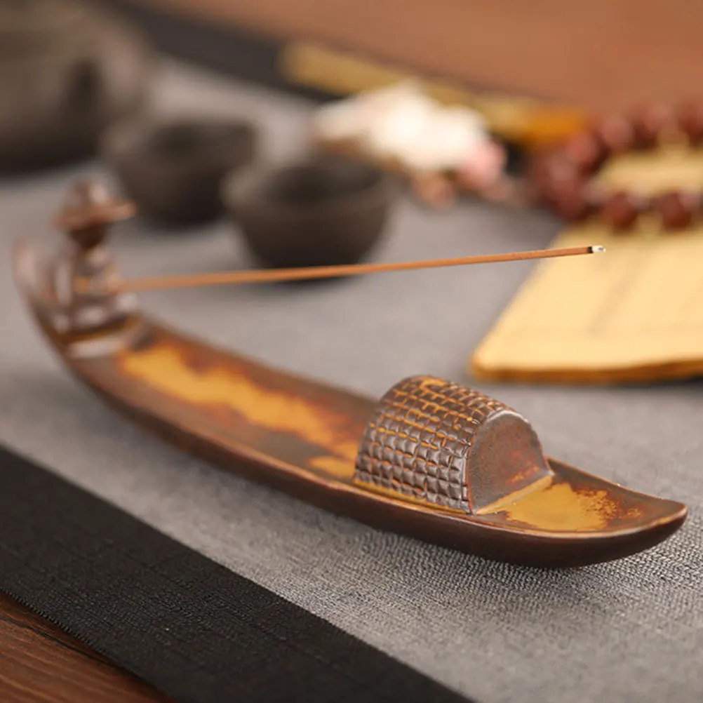 

Ceramic Incense Stick Burner Decorative Incense Holder Indoor Home Decor Meditation Ornament Exquisite Workmanship