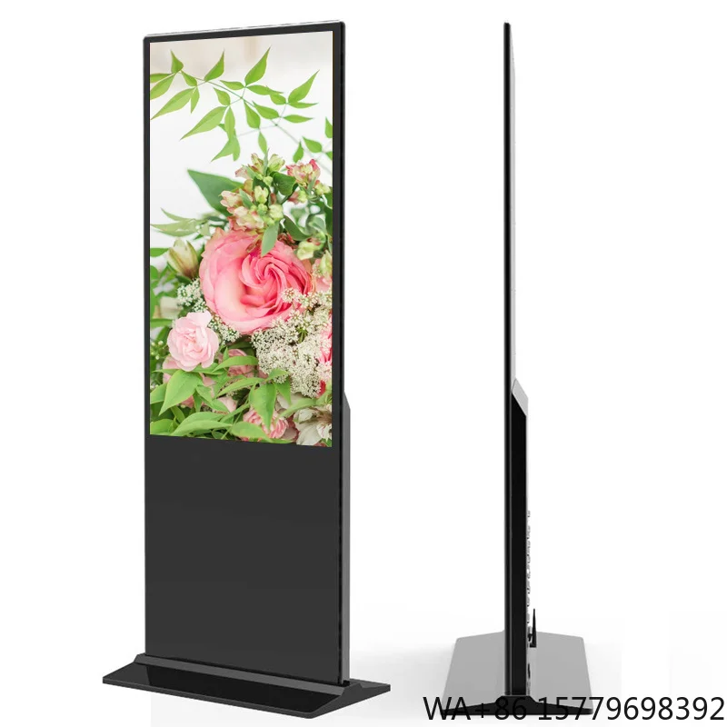 

Floor Standing Kiosk 32/43/49/65 Vertical 55 Inch Touch Screen Digital Signage Interactive Totem LCD Player