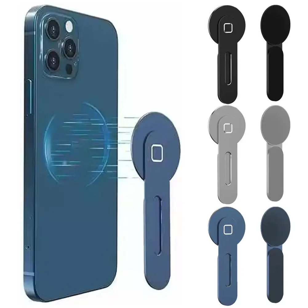 

Магнитный держатель для телефона для ноутбука, компьютерный монитор, боковой сотовый телефон, тонкий и складной для чехла серии IPhone 14/13/12 и всех телефонов R5G1