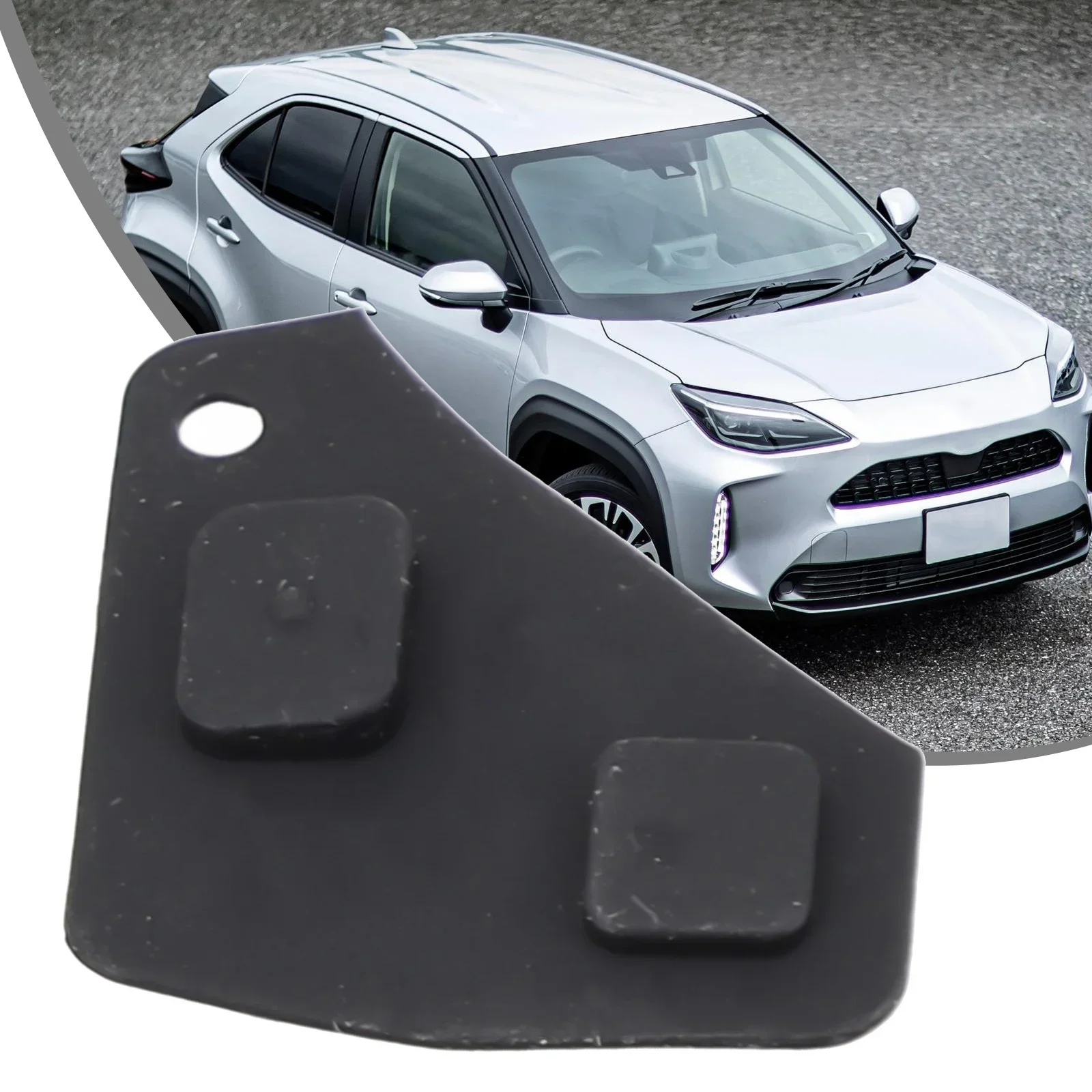 High Quality Button Silicone Pad Remote Car Key Shell Case Key Pad Car Key Shell Case Replacement Remote Car Key Shell Case