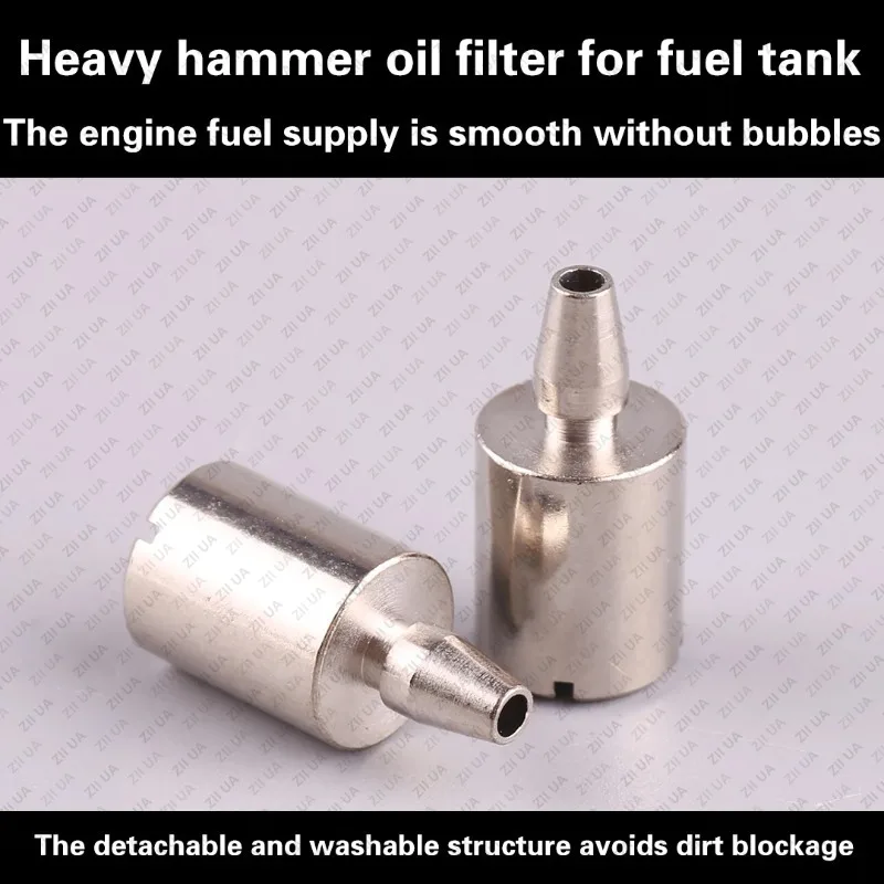 

2PCS RC Oil Hammer Model Aircraft Fuel Tank DIY Kit with Oil Pump and Oil Filter for Airplanes