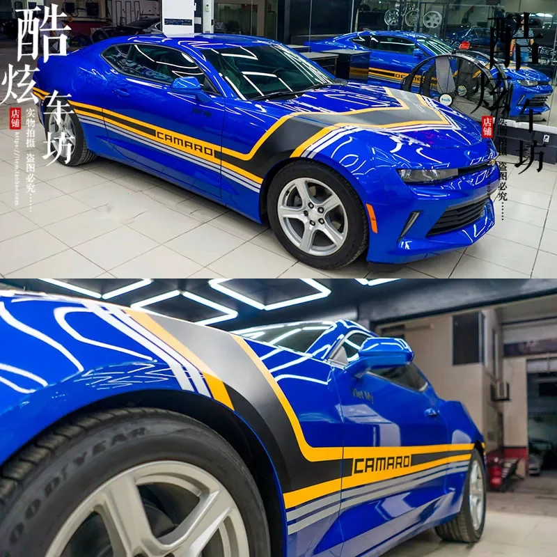 

Car stickers FOR Chevrolet Camaro exterior modified fashion sports car body dedicated racing decals