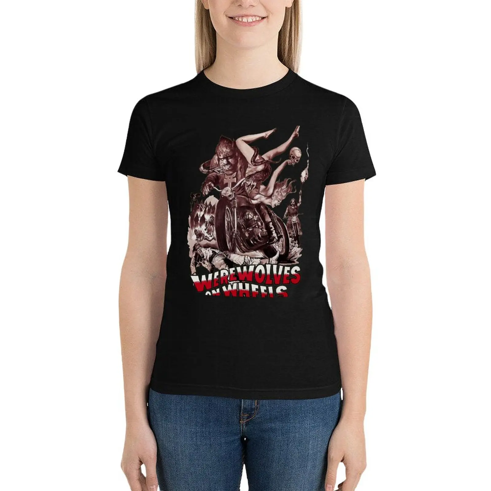 Werewolves on Wheels T-Shirt hippie clothes Female clothing Women t-shirts