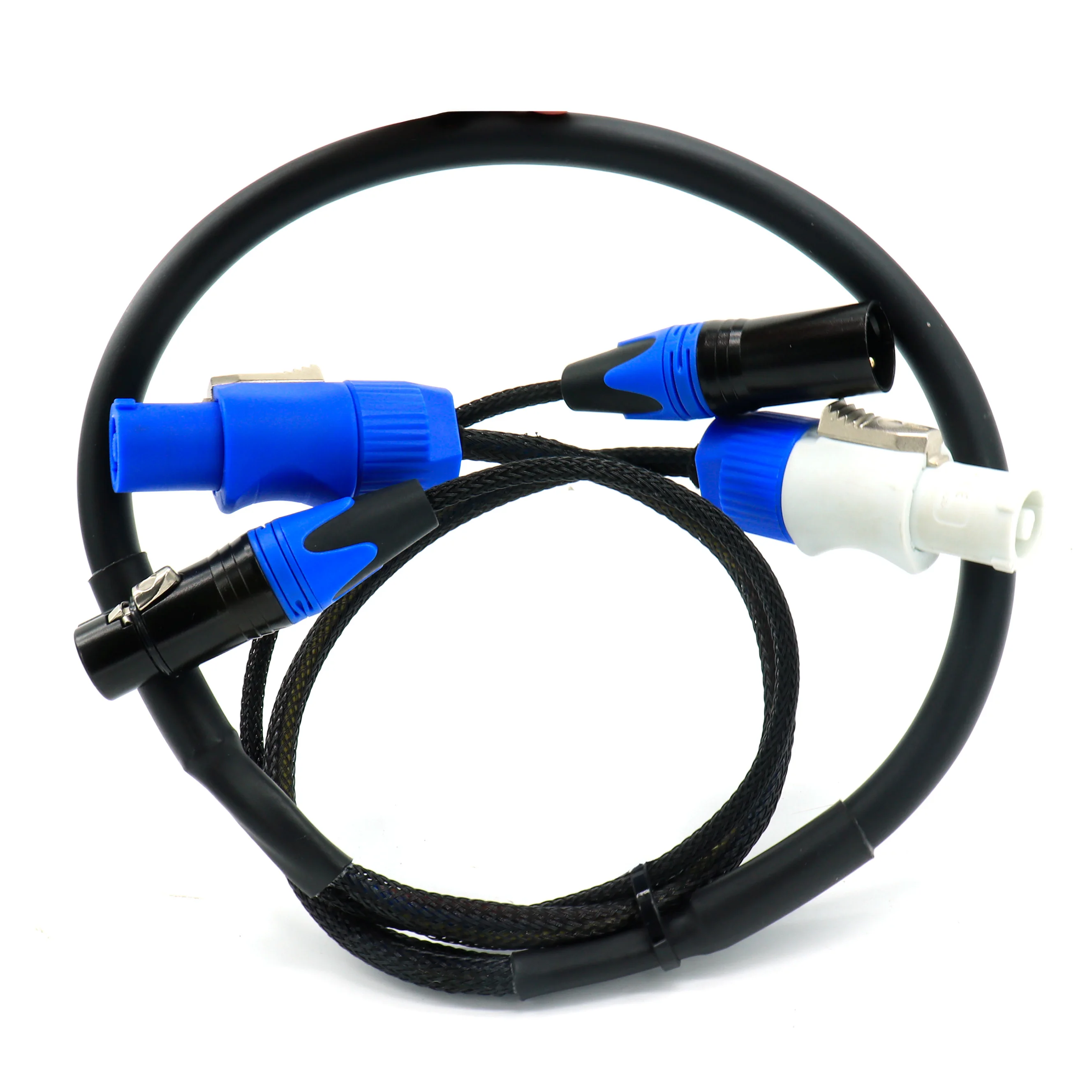 

Комбинированный кабель PowerCON XLR — профессиональный аудиокабель для микрофона, штекер — 3-контактный разъем XLR для использования в аудио и видео