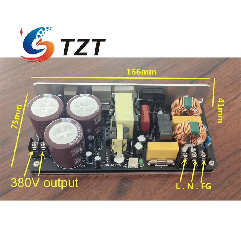 Imagem -02 - Tzt-ac para dc Pfc Módulo de Alimentação 1000w ac para dc Alta Potência Dpf ac 110v 240v para Dc380v