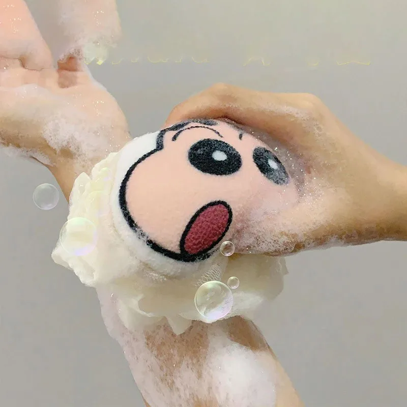 City well painting & Crayon Shinki bath flower is super soft and cute, cute shower ball children bath, rubbing bath, bath towel