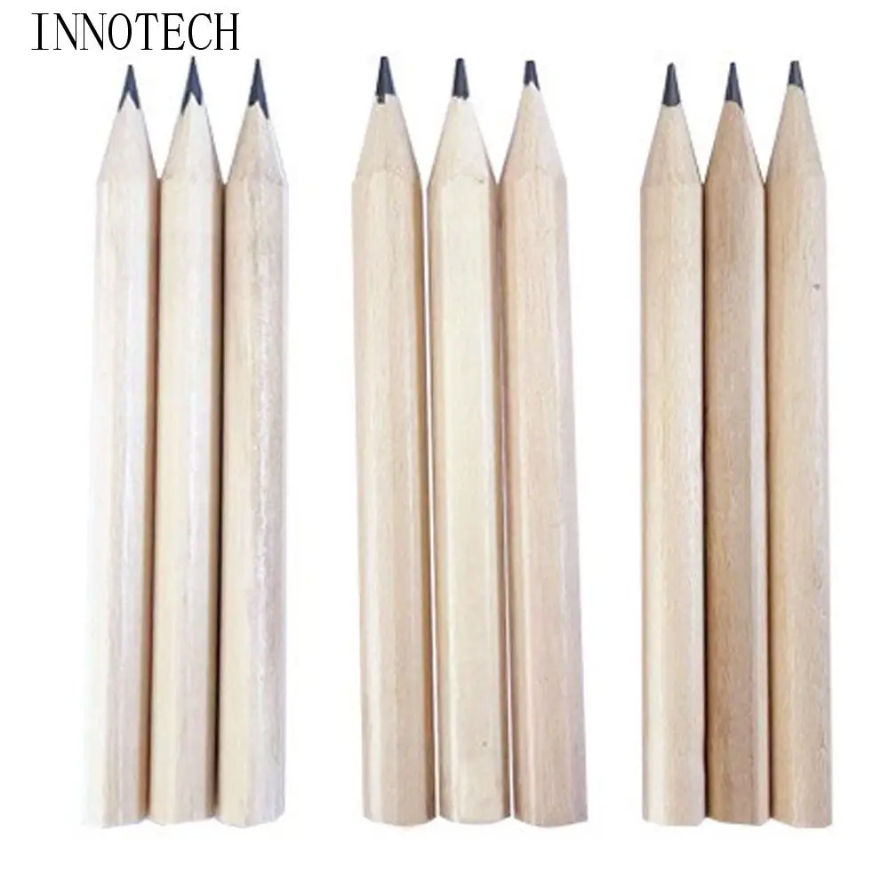 

Beginner Drawing Tool Short Pencils Hexagonal Calligraphy Wood Pencil Mini Small Log Sketching Pencils Stationery