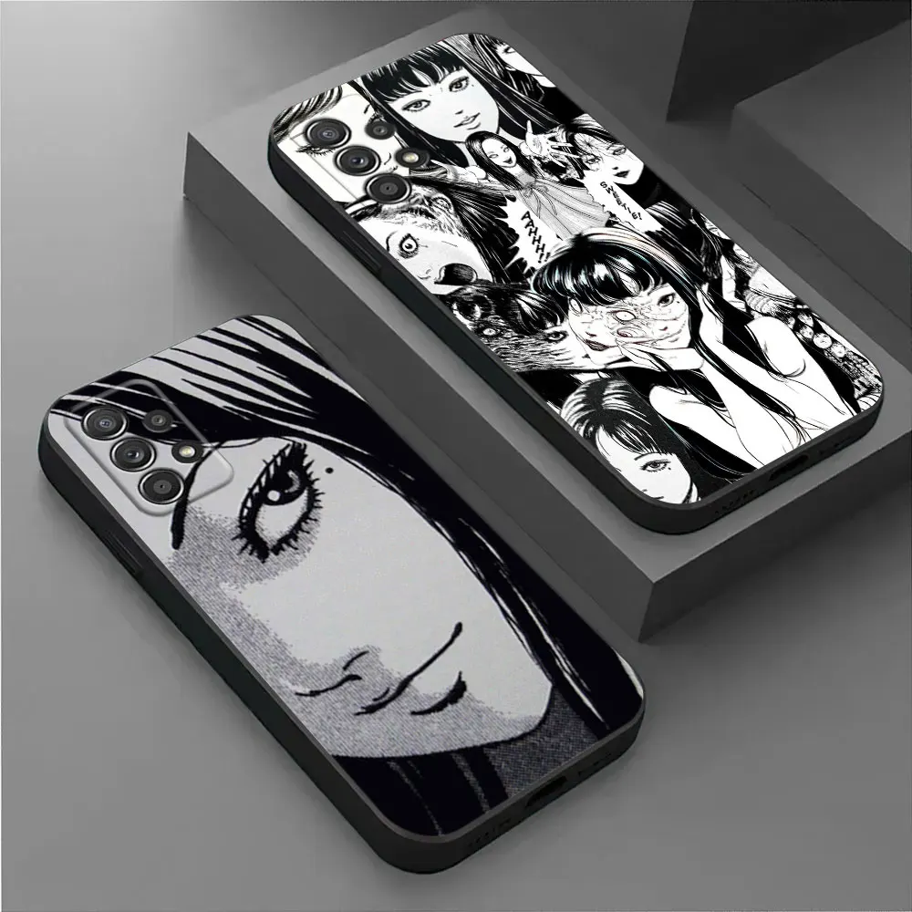 

T-TomieS Junji Ito Phone Cover Galaxy A56 5G Case For Samsung A55 A36 A26 A35 A34 A53 A54 A52 A71 A72 A42 A31 A32 A33 Back Cases