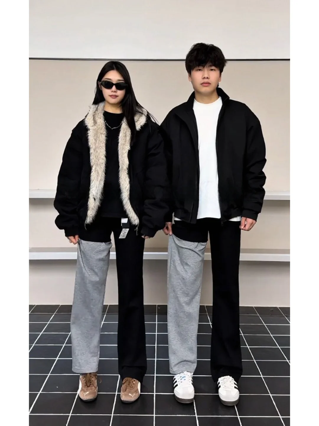 

Men's Cleanfit Straight Leg Jeans Autumn Winter Warm Thickened Jeans Bell Bottoms Slimming Leg Lengthening Casual Jeans