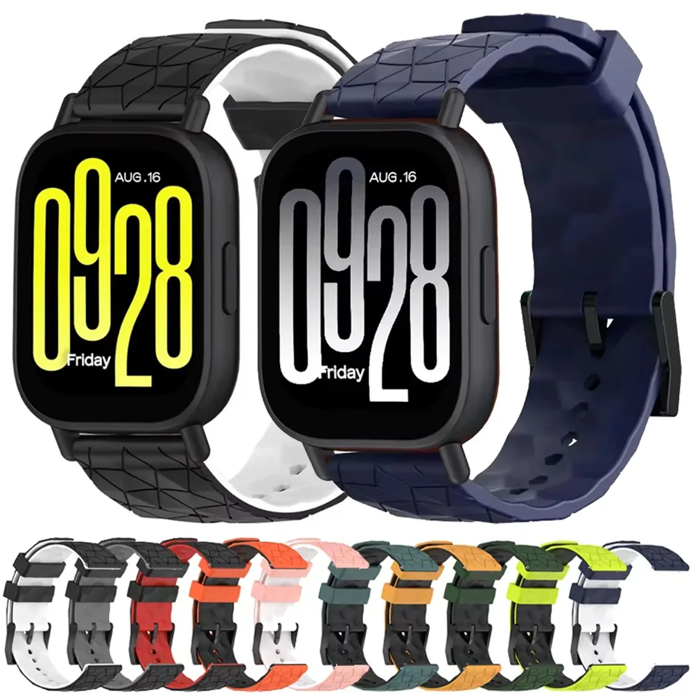 For Redmi Watch 5 Active 5 Lite Bracelet Replacement Sports Silicone 22mm 20mm Strap Wristband for samsung galaxy watch 7 6 5 4
