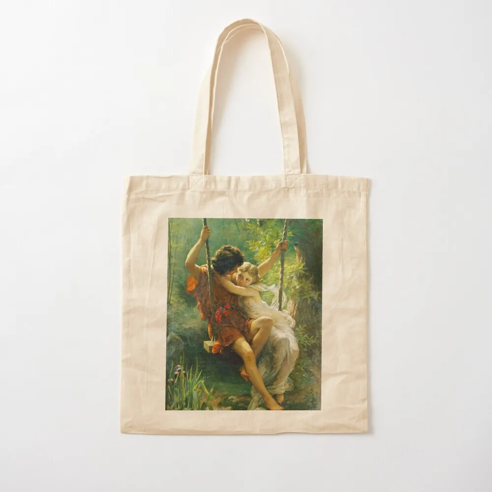 

Springtime - Pierre-Auguste Cot Tote Bag shoping bag Eco bag Canvas Tote