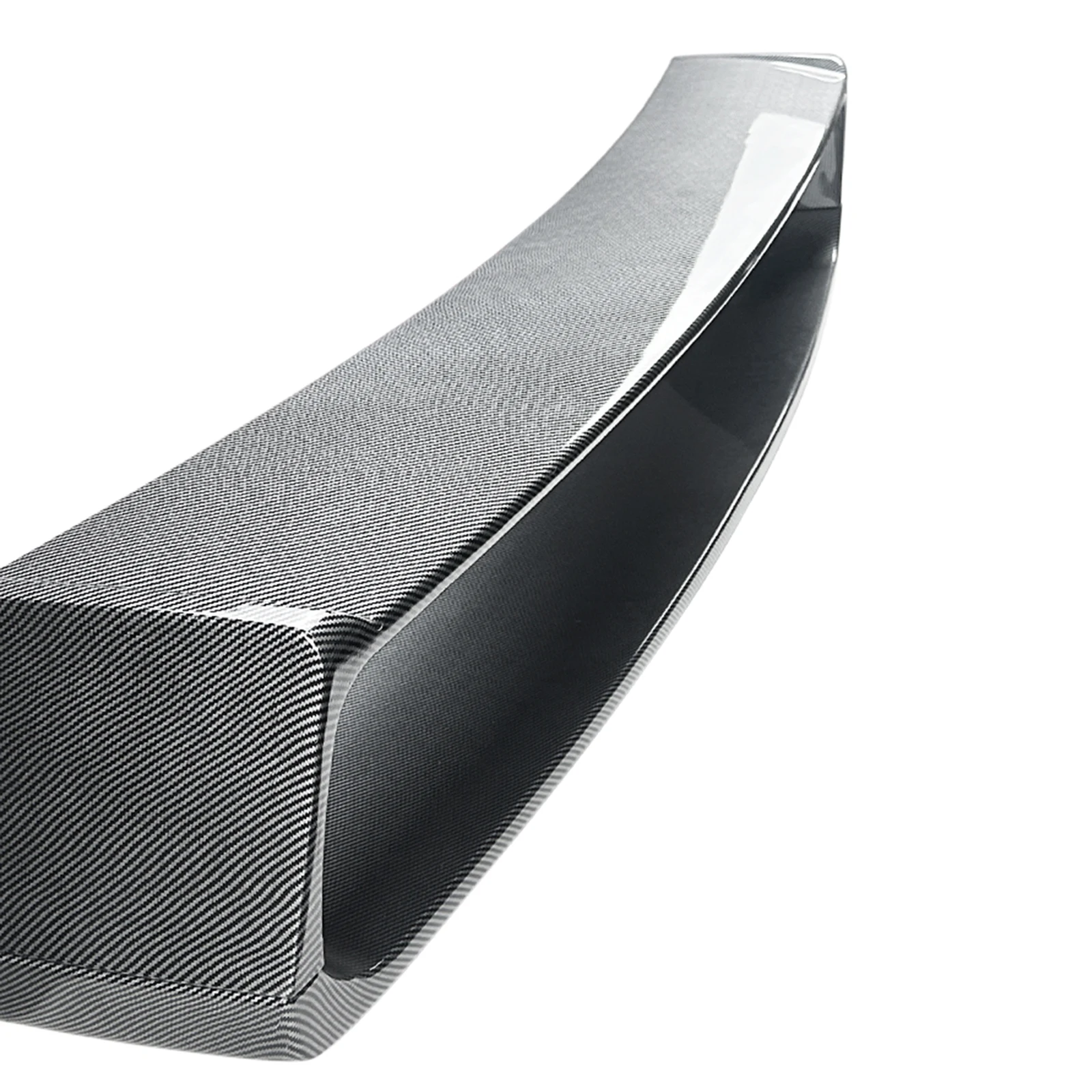 Auto-Heckspoiler, Dachspoiler, Kofferraumspoiler für Subaru Impreza WRX STI 2002-2007, glänzend schwarz/Carbonfaser-Optik, Heckklappenspoiler