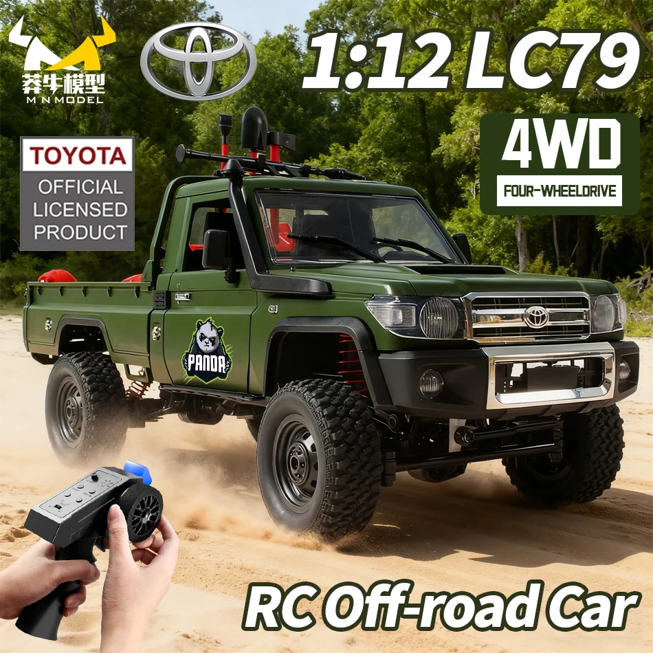 

МОДЕЛЬ MN 1/12 4X4 RC Panda Внедорожный приключенческий автомобиль Лопата для скалолазания Ящик для инструментов Грузовик Rock Crawler Вездеход Игрушка для взрослых