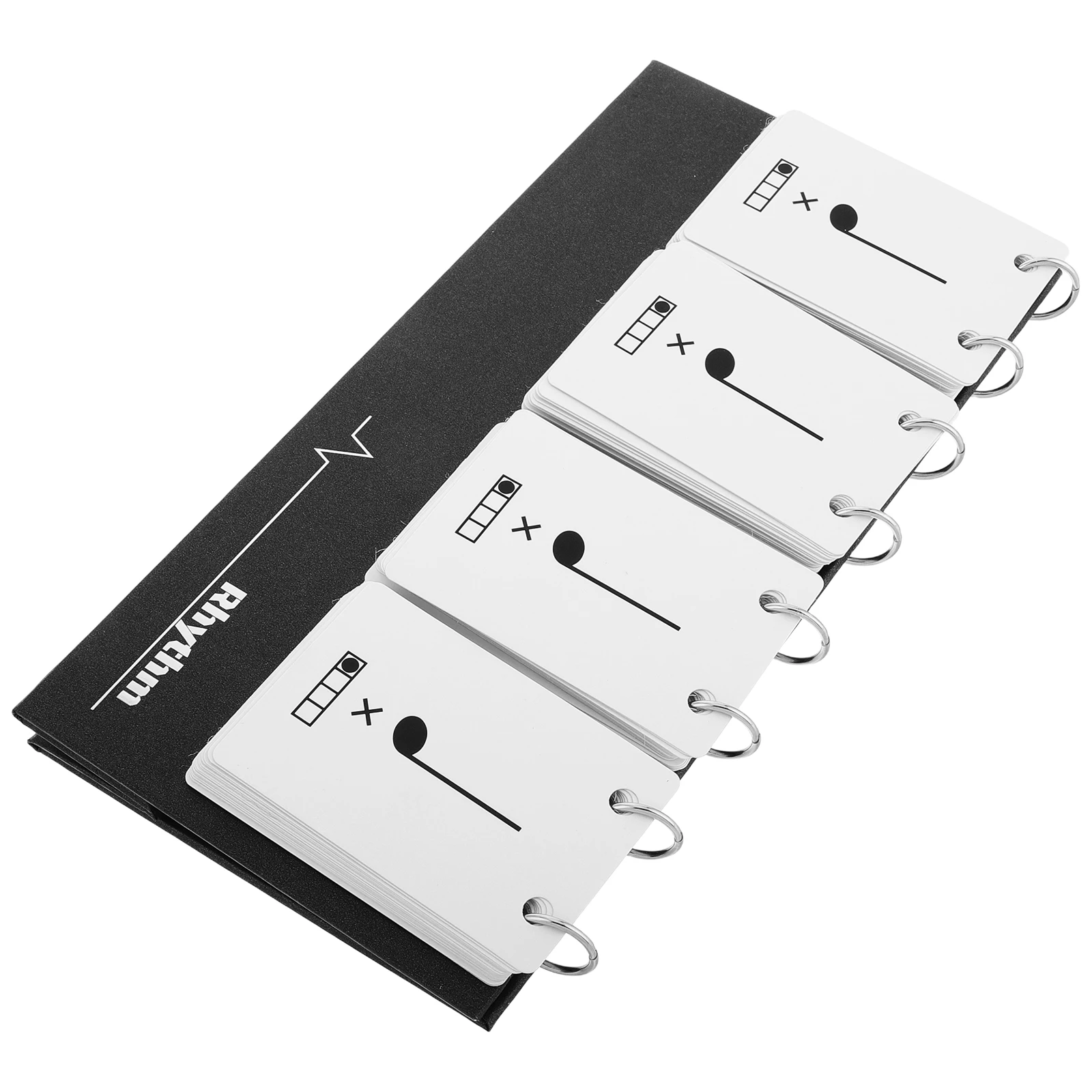 

Music Rhythm Cards Note Training Flashcards Lightweight Durable Education Tools Musical Instruments Accessories