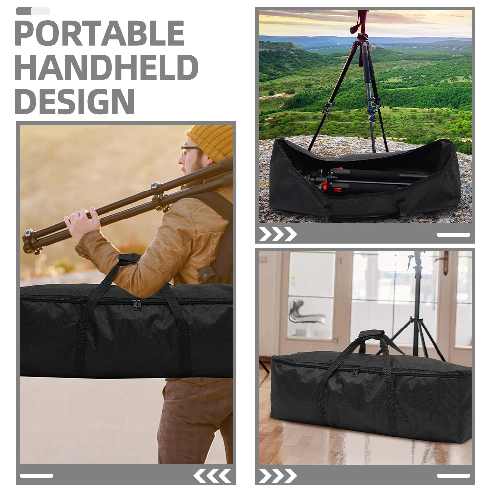 

2 Pcs Photography Equipment Storage Bag Compact Tripod Stand Camera Carry Foldable Oxford Fabric Carrying Portable
